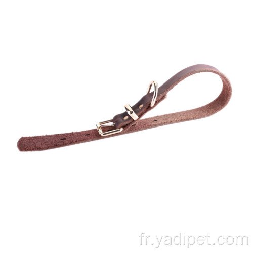 collier en cuir de chien usine en gros collier